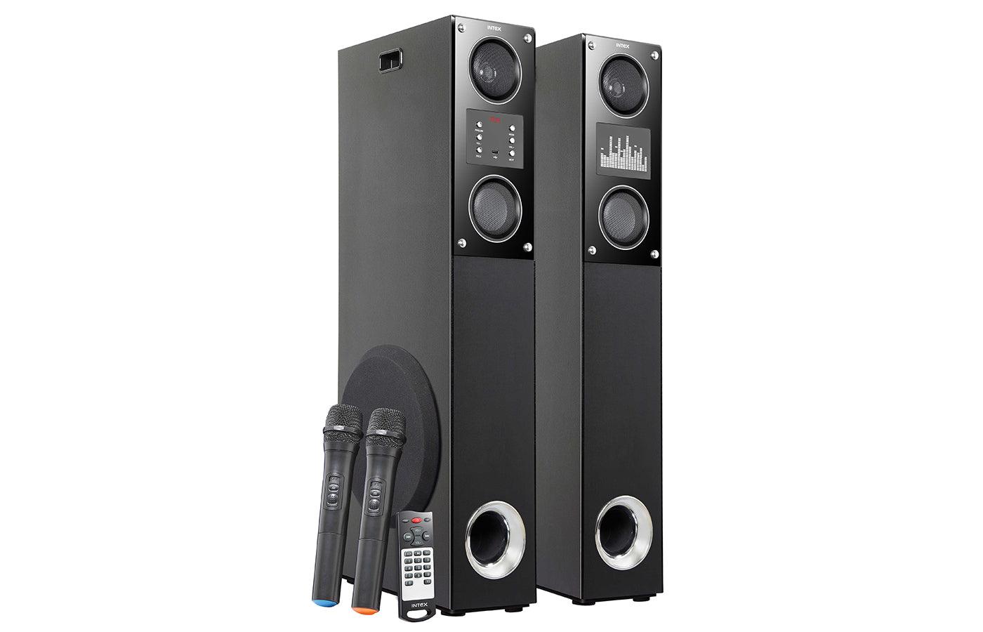 Intex home theatre sales with mic